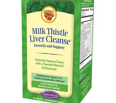 Milk Thistle Liver Cleanse, 60 Tablets, Nature s Secret For Cheap