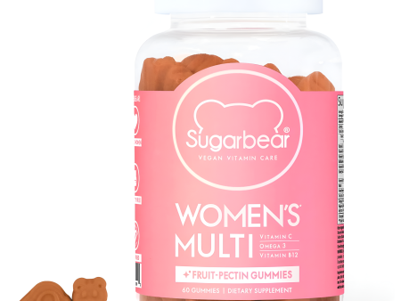 Sugar Bear Hair Multivitamínico vegano para mujer , 60 gomitas Fashion