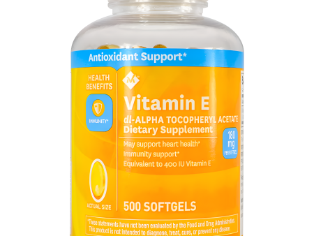 Vitamina E Member s Mark 180mg 500  capsulas de Gel Online Hot Sale