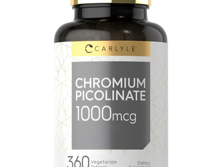 Carlyle Picolinato de cromo ultra 1000mcg 360 tabletas Online