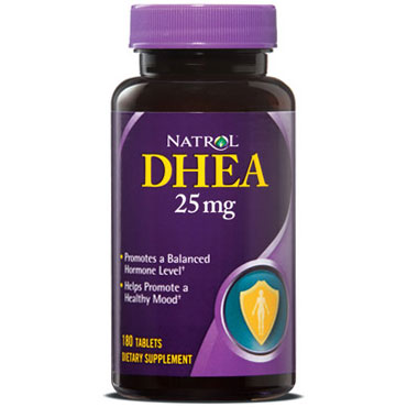 DHEA 25 mg, 180 Tablets, Natrol Online