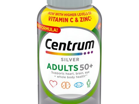 Centrum Silver 325 Tabletas Suplemento para Adultos 50+ Fashion