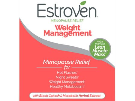 Estroven Menopause Relief Weight Management, 30 Capsules, i-Health, Inc. Sale