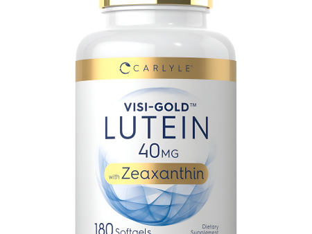 Carlyle Luteína y zeaxantina 40 mg | 180 cápsulas blandas | Vitaminas para la salud ocular | Suplemento sin OMG y sin gluten Online