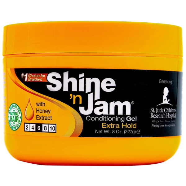 Ampro Shine N Jam Extra Hold Conditioning Styling & Gel para trenzas Discount