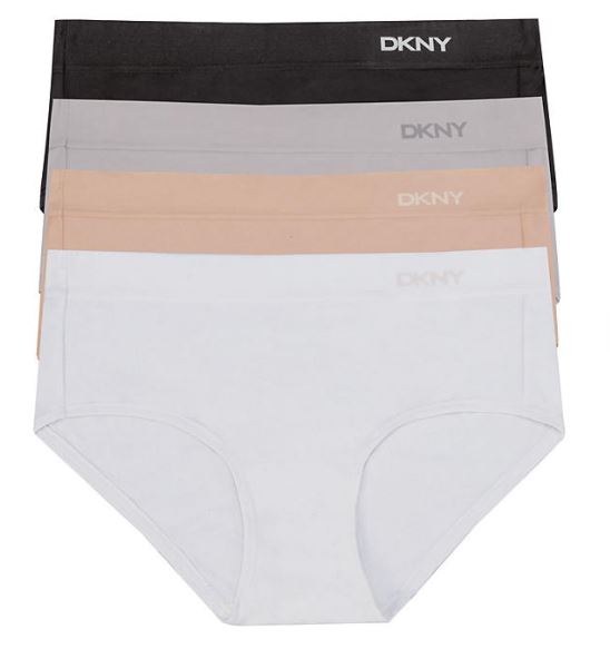 DKNY PACK 4 ropas interiores hipsters microfibra Cheap