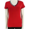 Camiseta Tommy Hilfiger de manga corta, cuello en V para mujer Supply