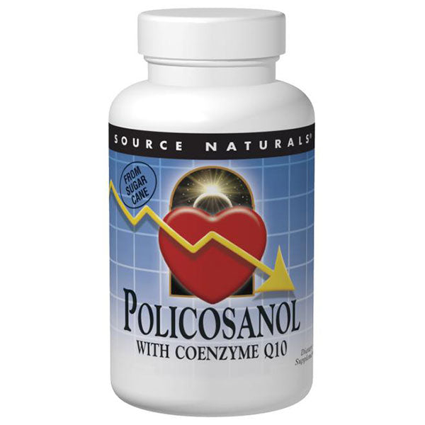 Policosanol 10mg with 15mg CoQ10 120 tabs from Source Naturals For Discount