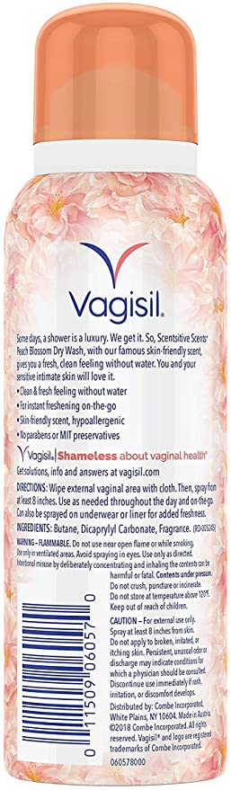 Vagisil Scentsitive Scents - Desodorante en spray femenino on Sale