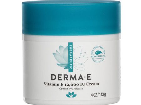 Derma E Vitamin E Cream 12,000 IU, 4 oz Online Hot Sale