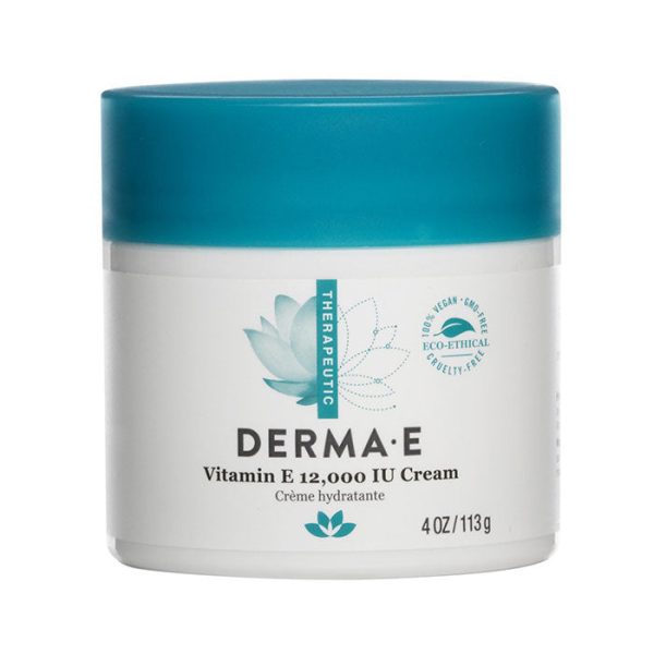 Derma E Vitamin E Cream 12,000 IU, 4 oz Online Hot Sale