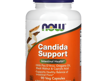 Candida Support - Now -  Cápsulas Vegetarianas Supply