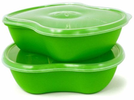 Square Food Storage Set, Apple Green, 25 oz x 2 Pack, Preserve Sale