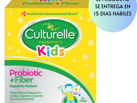 Culturelle Suplemento alimenticio de fibra y probióticos para niños 60uni Online Hot Sale