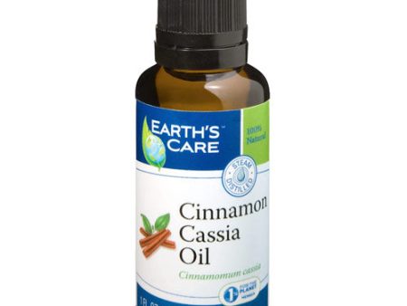 100% Natural & Pure Cinnamon Cassia Oil, 1 oz, Earth s Care Discount