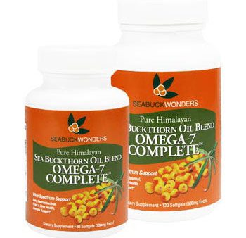 Pure Himalayan Sea Buckthorn Oil Blend, Omega-7 Complete, 60 Softgels, Seabuck Wonders For Discount