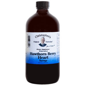 Hawthorn Berry Heart Syrup, 16 oz, Christopher s Original Formulas Online Hot Sale