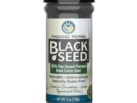 Black Seed Ground Seed, 4 oz, Amazing Herbs Online Hot Sale