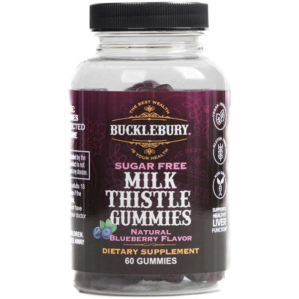 Sugar Free Milk Thistle Gummie, 60 Gummies, Bucklebury Fashion