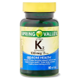 Vitamina K2 - Spring Valley - 100 mcg - 60 Capsulas blandas Fashion