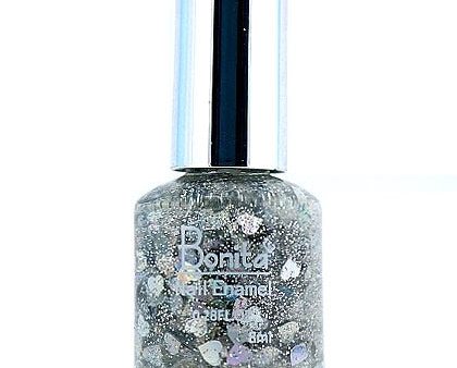 Bonita Petite Nail Enamel - Silver Heart, Mini Nail Polish, 0.28 oz (8 ml), Bonita Cosmetics Discount