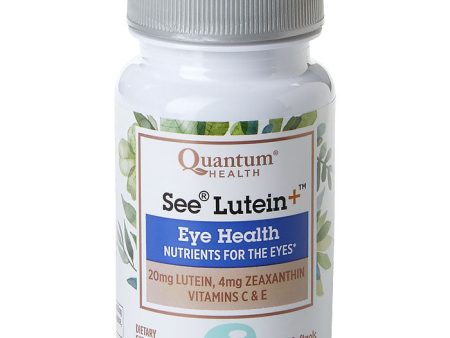 See Lutein +, Nutrients for Eyes, 30 Softgels, Quantum Health Cheap