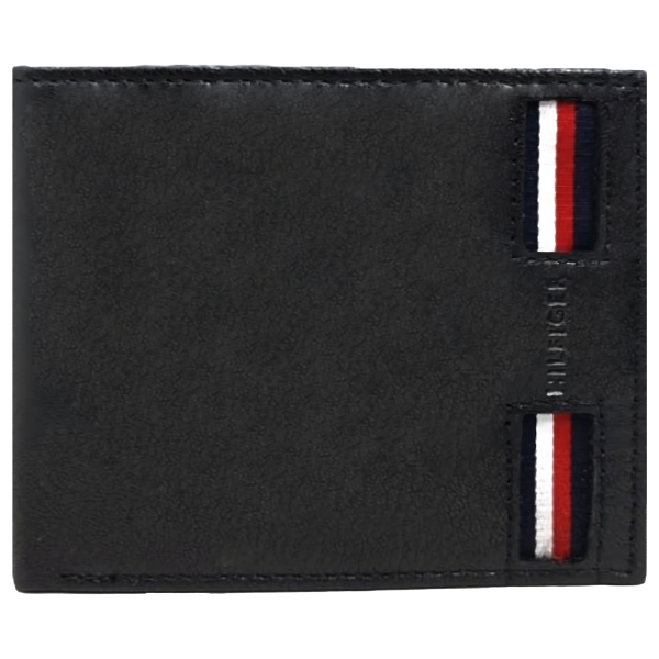 Billetera Tommy Hilfiger leather wallet   negro Sale