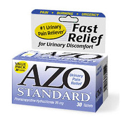 AZO Standard, Urinary Pain Relief, 30 Tablets, Amerifit Discount