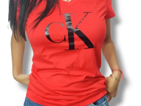 Polo manga corta para mujer Calvin Klein Hot on Sale