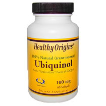 Ubiquinol (Kaneka QH) 100 mg, 60 SoftGels, Healthy Origins Online