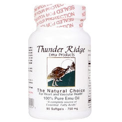 Emu Oil Gel Caps, 90 Capsules, Thunder Ridge Emu Products Online Sale