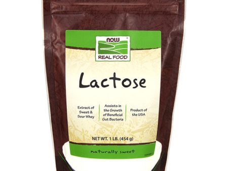 Lactose Milk Sugar, Extract of Sweet and Sour Whey, 1 lb, NOW Foods Online now