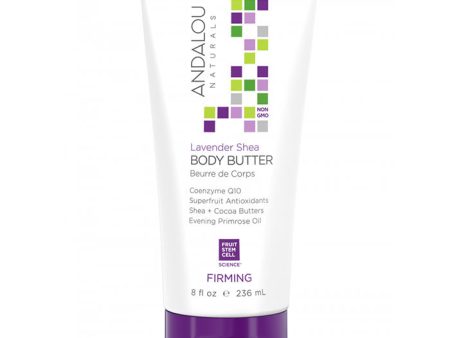 Body Butter, Lavender Shea Firming, 8 oz, Andalou Naturals on Sale