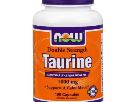 Taurine 1000mg 100 Caps, NOW Foods Online Sale