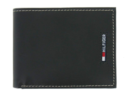 Billetera De Cuero Para Hombre Tommy Hilfiger Negro Pascasse Hot on Sale