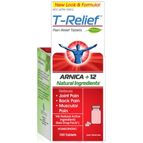 T-Relief Pain Relief Tablets, 100 Tablets, MediNatura Hot on Sale