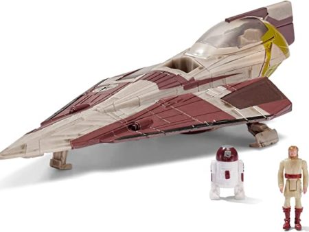 Star Wars Micro Galaxy Squadron Starfighter con OBI-Wan Kenobi For Discount