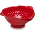 Large Colander, Red Tomato, 3.5 Quart, Preserve Supply