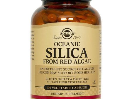 Oceanic Silica, From Red Algae, 100 Vegetable Capsules, Solgar For Discount