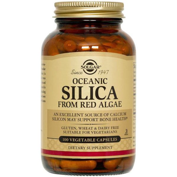 Oceanic Silica, From Red Algae, 100 Vegetable Capsules, Solgar For Discount