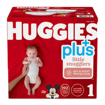 Pañales para bebés Little Snugglers Plus de Huggies Tallas  1 - 2 - 64 Pañales - sin caja Cheap