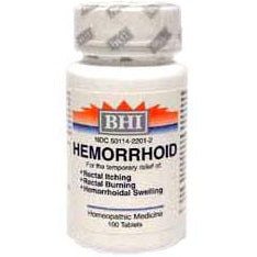 BHI Hemorrhoid Formula, 100 Tablets, MediNatura For Sale