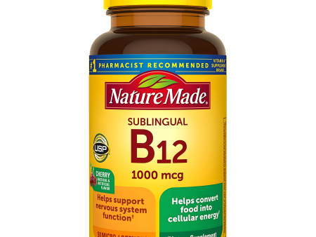 Vitamina B-12 Sublingual Nature Made 1000mg 50 Pastillas For Sale