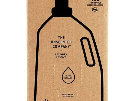 Liquid laundry Detergent Home Refill Box, 135.2 oz (4 L), The Unscented Company on Sale