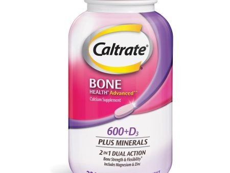 Calcio Caltrate Bone Health Advanced 600+D3 Plus Minerals, 320 Tablets Discount