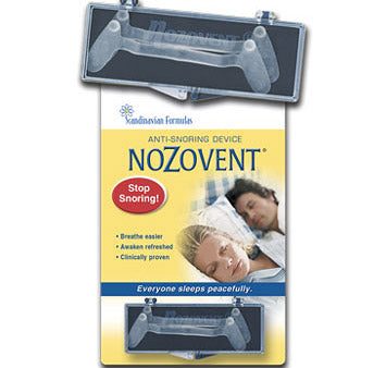 NoZovent Anti-Snoring Device, 2 Pack, Scandinavian Formulas Online now