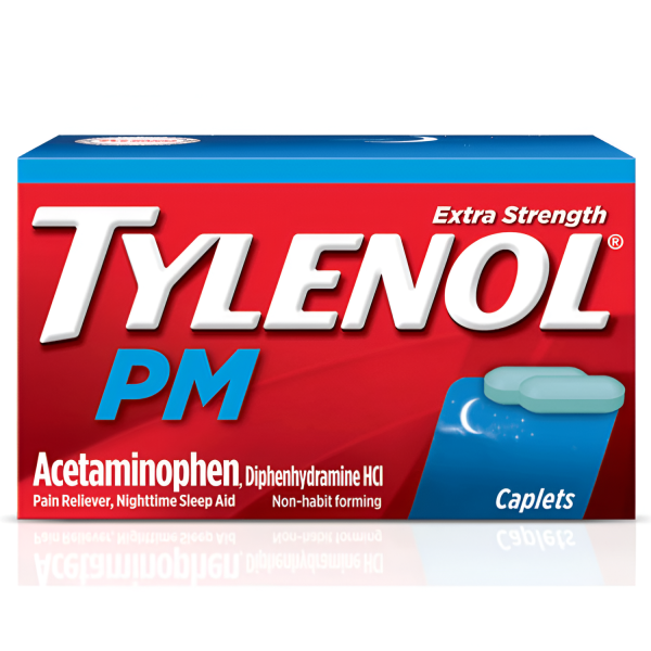 Tylenol PM Extra Fuerte - Alivia el dolor + Ayuda al descanso nocturno, Tabletas. Online Hot Sale