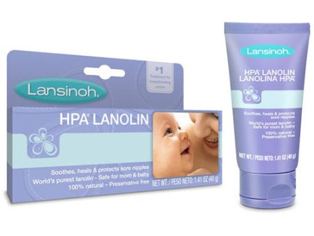 HPA Lanolin, Nipple Cream Safe for Mom & Baby, 40 g, Lansinoh Laboratories, Inc. For Sale