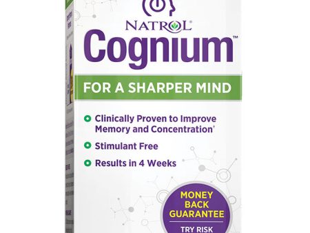 Cognium, For a Sharper Mind, 60 Tablets, Natrol For Sale