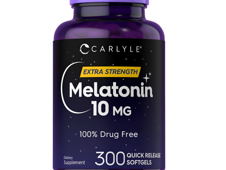 Carlyle Melatonina 10mg  300 Softgels | para Adultos | Non-GMO, Libre de Gluten on Sale